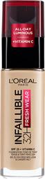 L'Oreal Paris Infaillible 32H Fresh Wear Liquid Make Up 130 True Beige 30ml