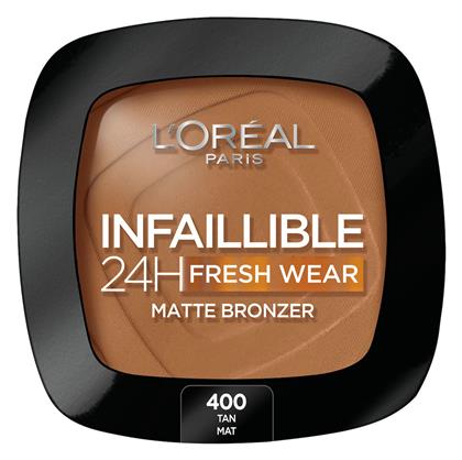 L'Oreal Paris Infallible 24H Fresh Wear Matte Bronzer 400 Tan Dore 9gr