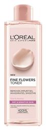 L'Oreal Paris Lotion Τόνωσης Fine Flowers για Ξηρές Επιδερμίδες 400ml