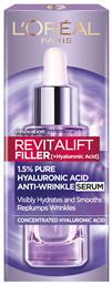 L'Oreal Paris Revitalift Filler 1.5% HA Ενυδατικό & Αντιγηραντικό Serum Προσώπου με Υαλουρονικό Οξύ 30ml