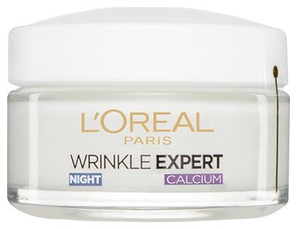 L'Oreal Paris Wrinkle Expert 55+ Calcium Κρέμα Προσώπου Νυκτός για Αντιγήρανση & Σύσφιξη 50ml