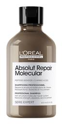 L'Oreal Professionnel Serie Expert Absolut Repair Molecular Σαμπουάν Μοριακής Επανόρθωσης χωρίς Θειικά Άλατα για Ταλαιπωρημένα Μαλλιά 300ml από το Letif