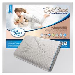 La Luna Παιδικό Μαξιλάρι Ύπνου Memory Foam Soft Cloud Deluxe Λευκό 40x65εκ. από το Katoikein