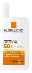 La Roche Posay Anthelios Uvmune 400 Invisible Fluid With Perfume SPF50 Αντηλιακή Κρέμα 50ml