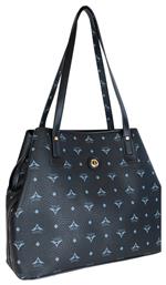 La tour Eiffel 171034-2Ε Γυναικεία Τσάντα Shopper Ώμου Μαύρη
