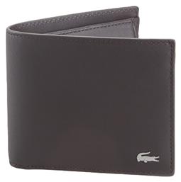 Lacoste Fitzgerald Billfold Δερμάτινο Ανδρικό Πορτοφόλι Καφέ από το Modivo