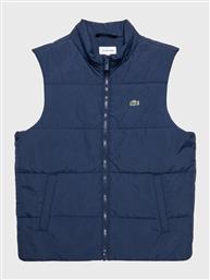 Lacoste Παιδικό Καπιτονέ Μπουφάν Αμάνικο Κοντό Navy Μπλε