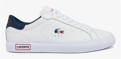Lacoste Powercourt 125 1 Sma Sneakers Wht / Nvy / Red