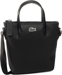 Lacoste Xs Shopping Cross Γυναικεία Τσάντα Tote Χειρός Μαύρη από το Spartoo