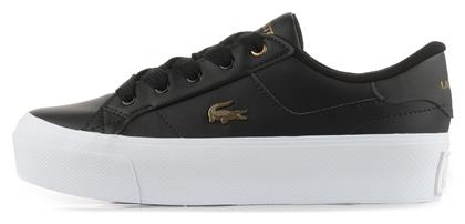 Lacoste Ziane Γυναικεία Flatforms Sneakers Μαύρα