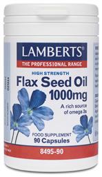 Lamberts Flax Seed Oil 1000mg 90 κάψουλες