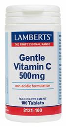 Lamberts Gentle Vitamin C Βιταμίνη 500mg 100 ταμπλέτες