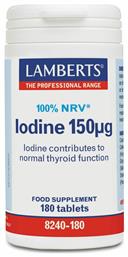 Lamberts Iodine 150μg 180 ταμπλέτες