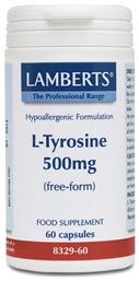 Lamberts L-Tyrosine 500mg 60 κάψουλες από το Pharm24