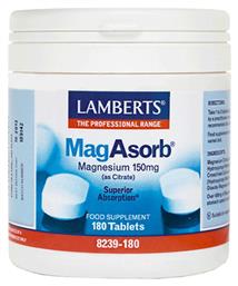 Lamberts Mag Asorb 180 ταμπλέτες από το Pharm24