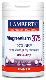 Lamberts Magnesium 100% NRV 375mg 180 ταμπλέτες
