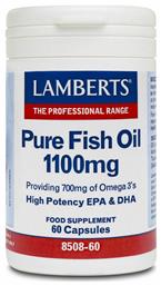 Lamberts Maximum Strength Pure Fish Oil Ιχθυέλαιο 1100mg 60 κάψουλες από το Pharm24