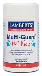 Lamberts Multi-Guard For Kids Βιταμίνη 100 ταμπλέτες