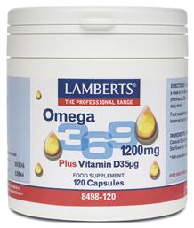 Lamberts Omega 3 6 9 1200mg 120 κάψουλες