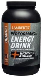 Lamberts Performance Energy Drink Electrolytes & Vitamin C Πορτοκάλι 1000gr