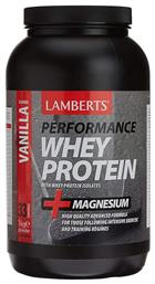 Lamberts Performance Whey Protein & Magnesium Βανίλια 1kg