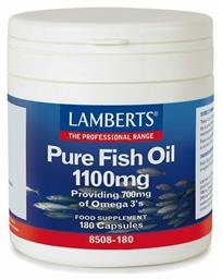 Lamberts Pure Fish Oil Ιχθυέλαιο 1100mg 180 κάψουλες