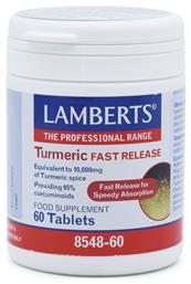 Lamberts Turmeric Fast Release 200mg 60 ταμπλέτες