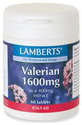 Lamberts Valerian 1600mg 60 ταμπλέτες από το Pharm24