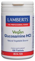 Lamberts Vegan Glucosamine HCI Συμπλήρωμα για την Υγεία των Αρθρώσεων 120 ταμπλέτες