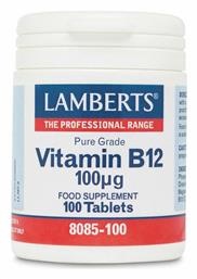 Lamberts Vitamin B12 Βιταμίνη 100mcg 100 ταμπλέτες