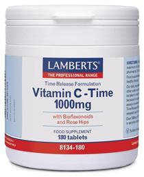 Lamberts Vitamin C Time Βιταμίνη για Ενέργεια & Ανοσοποιητικό 1000mg 180 ταμπλέτες από το Pharm24