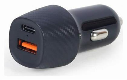Lamtech Φορτιστής Αυτοκινήτου με Θύρες 1xUSB-A 1xType-C