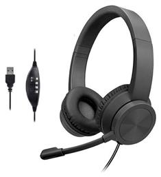 Lamtech On Ear Multimedia Ακουστικά με μικρόφωνο και σύνδεση USB-A
