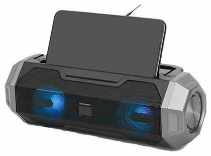 Lamtech Portable Fm Radio Bluetooth 12W έως 4 ώρες Μαύρο