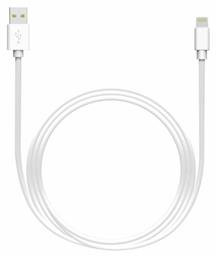 Lamtech Regular USB to Lightning Cable Λευκό 2m (LAM441013)