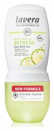 Lavera Natural & Fresh Deodorant Organic Lime & Natural Minerals Roll-On 50ml