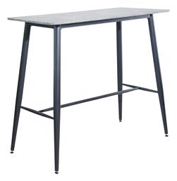 Lavida Μπαρ Cement - Μαύρο 120x60x106εκ. ΕΜ158,2