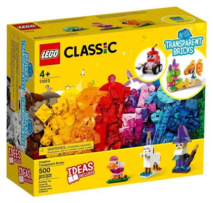 Lego Classic Creative Transparent Bricks για 4+ Ετών