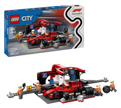 Lego F1® Pit Stop & Pit Crew with Ferrari Car