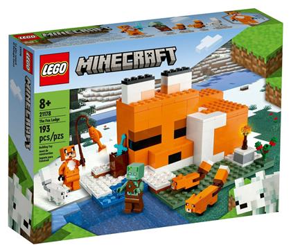 Lego Minecraft The Fox Lodge για 8+ Ετών 193τμχ