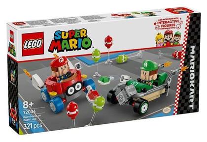 Lego Super Mario Mario Kart Baby Mario vs. Baby Luigi για 8+ Ετών 321τμχ