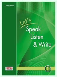 Let's Speak, Listen And Write 1: Student's Book από το Ianos