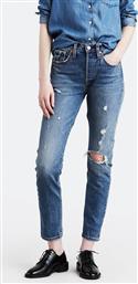 Levi's 501 Skinny Fit Γυναικείο Jean Παντελόνι Με Σκισίματα