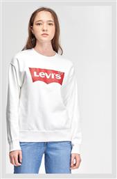 Levi's Core Batwing Γυναικείο Φούτερ Λευκό