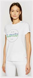 Levi's Perfect Batwing Greenery Fill Γυναικείο T-shirt Λευκό με Στάμπα