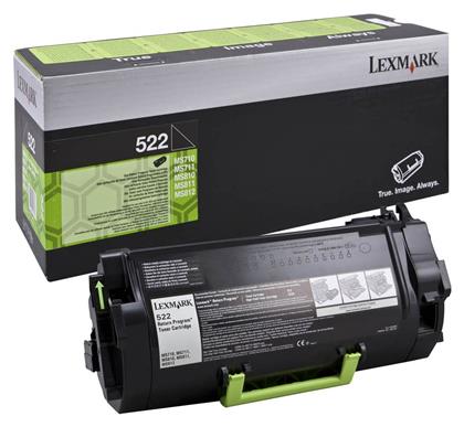 Lexmark 522 Toner Laser Εκτυπωτή Μαύρο Return Program 6000 Σελίδων (52D2000)