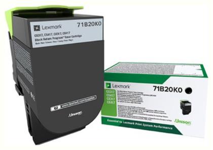 Lexmark CS/X317 Toner Laser Εκτυπωτή Μαύρο Return Program 3000 Σελίδων (71B20K0)