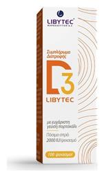 Libytec D3 Βιταμίνη 2000iu Πορτοκάλι 20ml