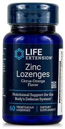 Life Extension Zinc Lozenges 24mg 60 παστίλιες