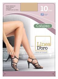 Linea D'oro Διάφανο Γυναικείο Καλσόν 10 Den Caramel